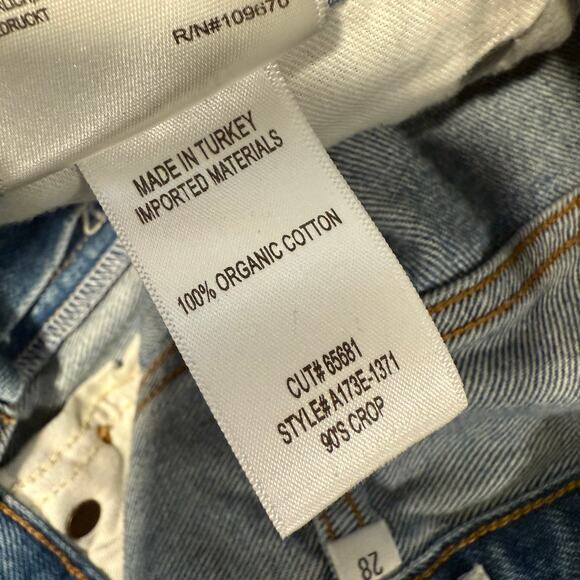 Agolde Light Blue Straight Leg Jeans - Picture 10 of 10